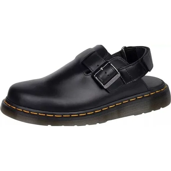 Men's Dr. Martens JORGE II Leather Slingback Mules 30868001 Black Brando Size 12 - Picture 3 of 6